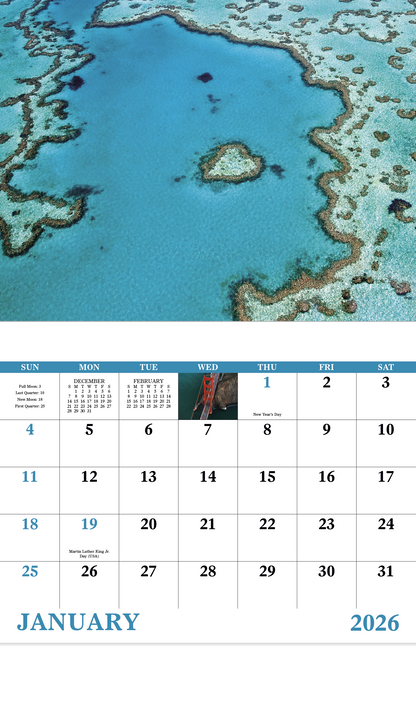 Good Value View from Above  Stapled Calendar-7284