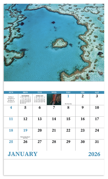 Good Value View from Above  Stapled Calendar-7284