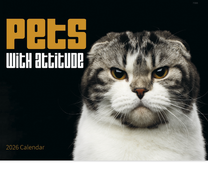 Good Value Pets with Attitude  Stapled Calendar-7286