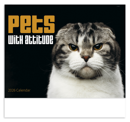 Good Value Pets with Attitude  Stapled Calendar-7286