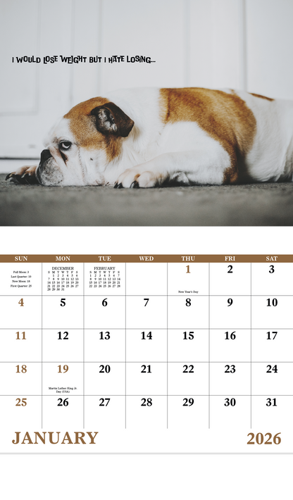 Good Value Pets with Attitude  Stapled Calendar-7286