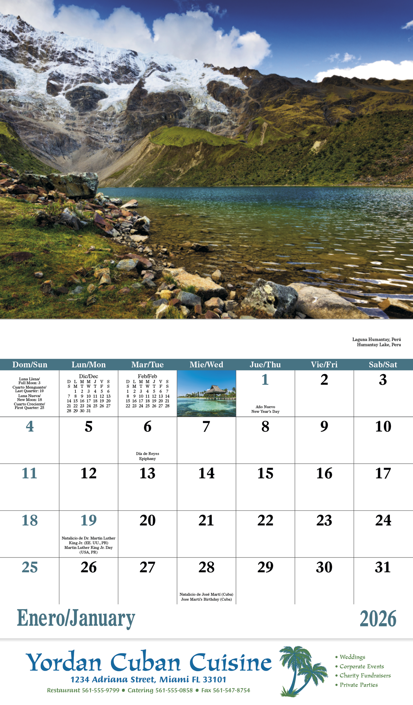 Good Value Latinoamerica en Paisajes  Stapled Calendar-7288