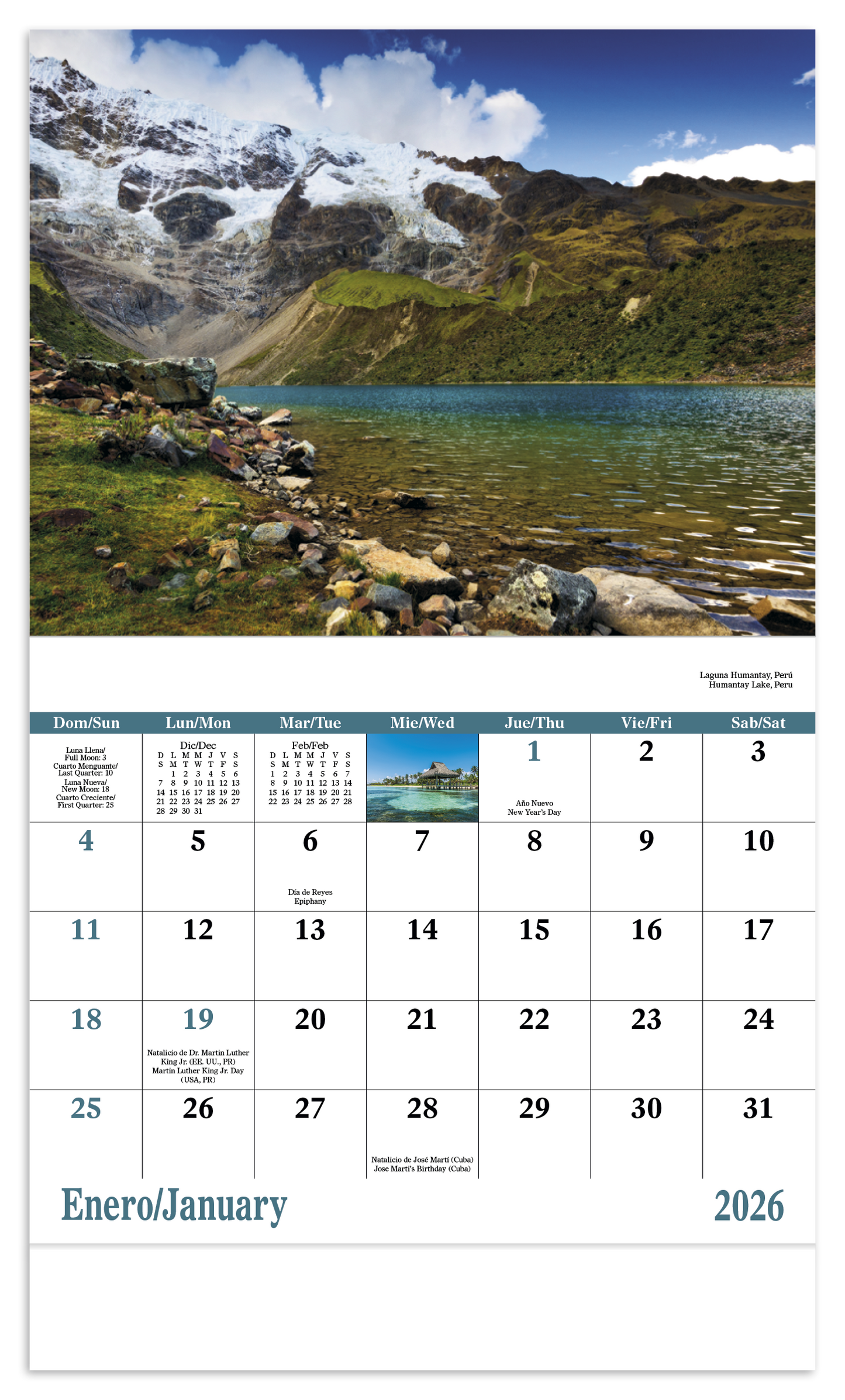 Good Value Latinoamerica en Paisajes  Stapled Calendar-7288