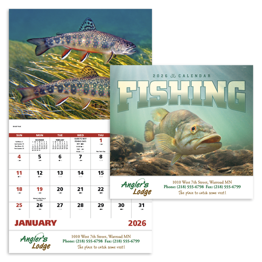 Good Value Fishing  Stapled Calendar-7299