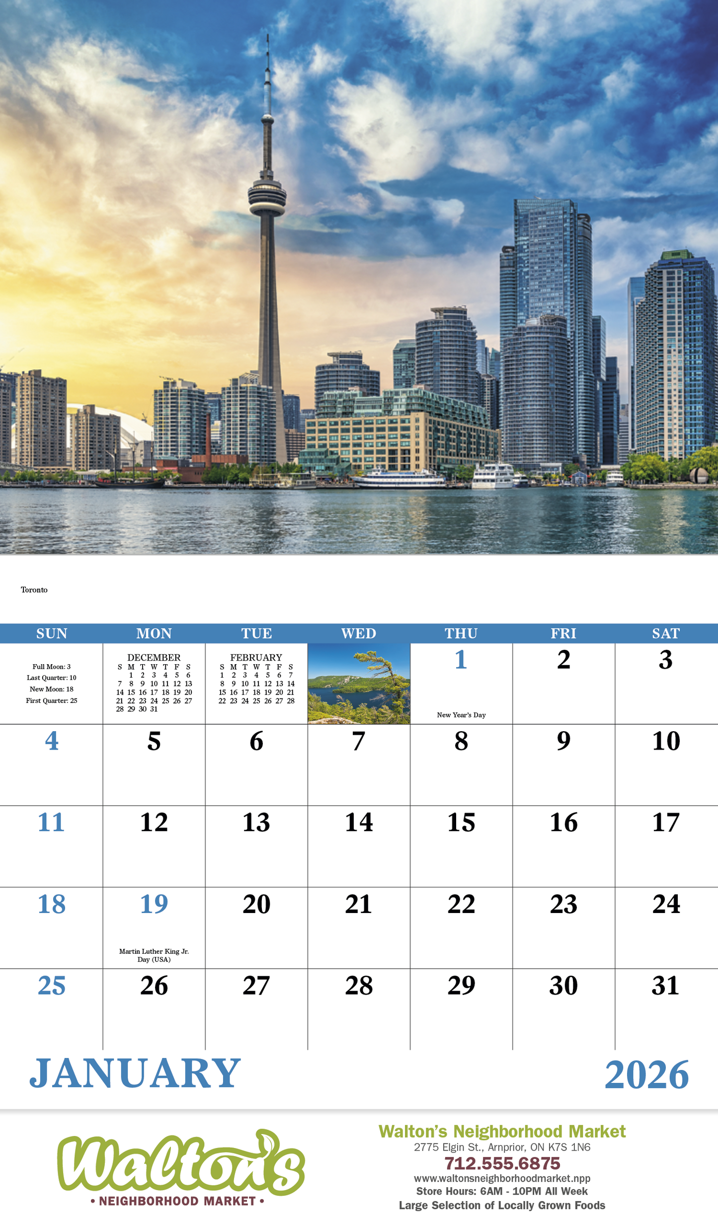 Good Value Images of Ontario  Stapled Calendar-7306