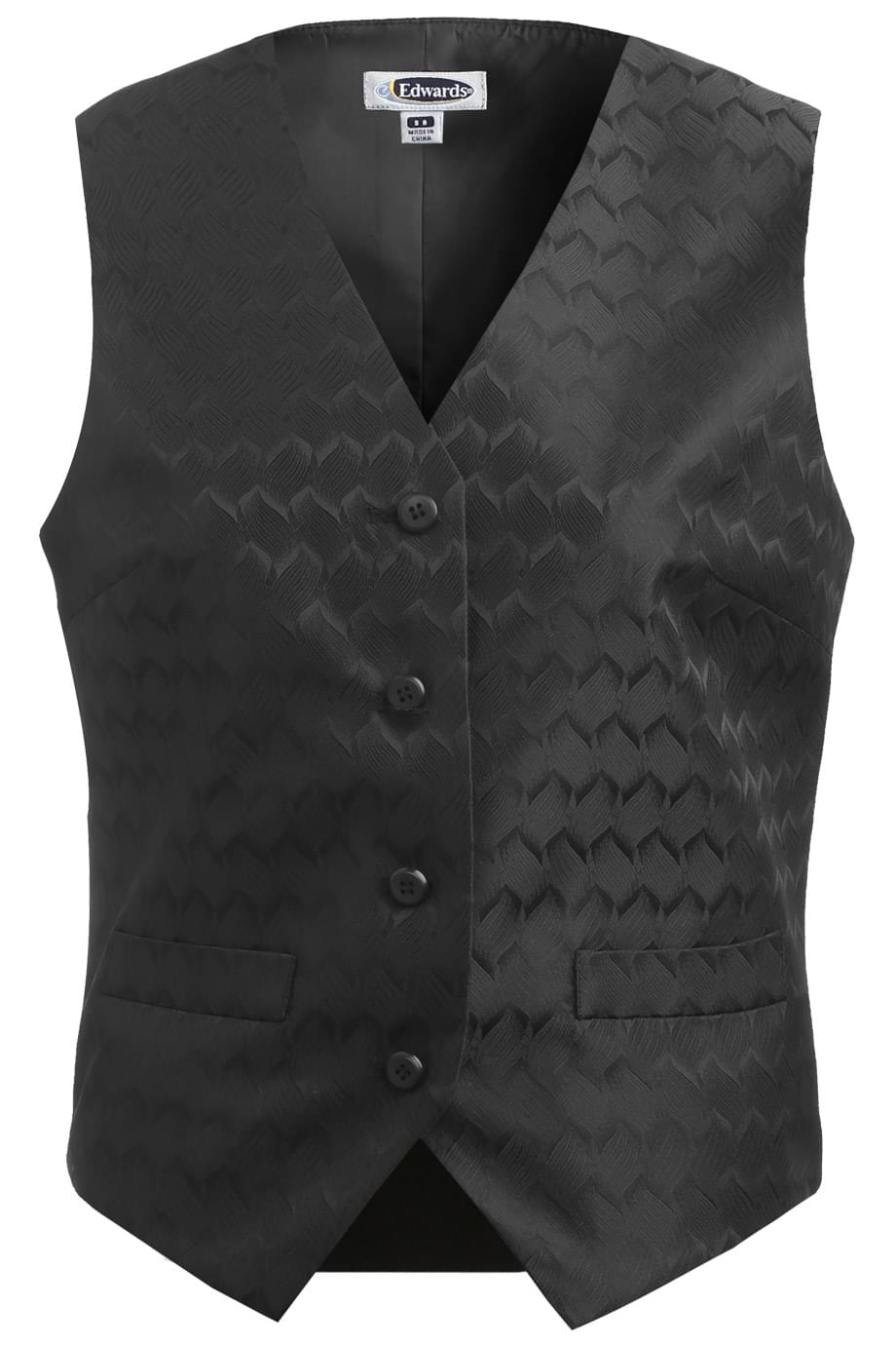Ladies Swirl Brocade Vest - 7391