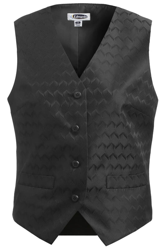 Ladies Swirl Brocade Vest - 7391