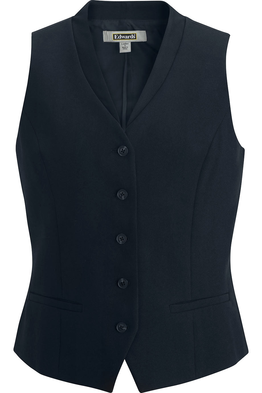 Ladies Ottoman Trim Vest - 7398