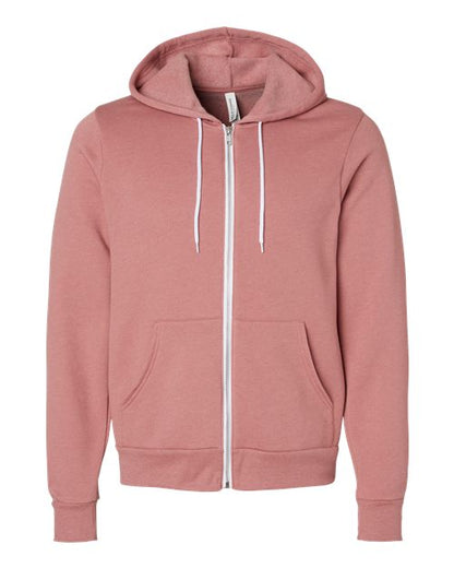Unisex Sponge Fleece Full-Zip Hoodie Sweatshirt