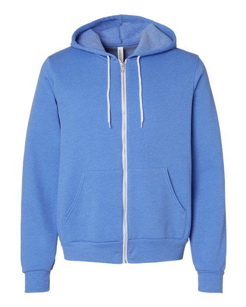 Unisex Sponge Fleece Full-Zip Hoodie Sweatshirt