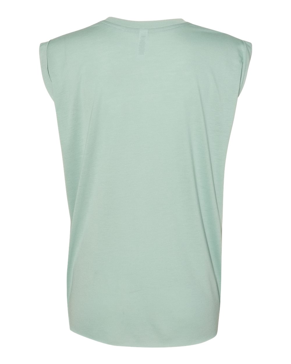 BELLA + CANVAS Women’s Flowy Rolled Cuffs Muscle Tee - 8804