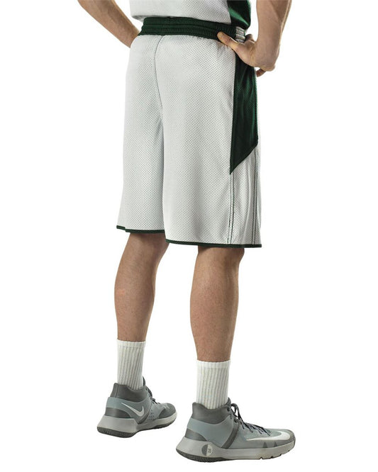Alleson Athletic Single Ply Reversible Basketball Shorts - 589PSP