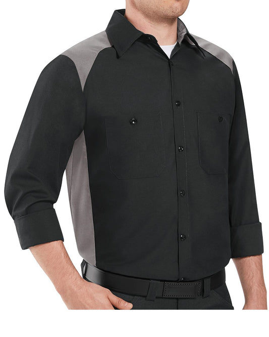 Red Kap Long Sleeve Motorsports Shirt - Tall Sizes - SP18T