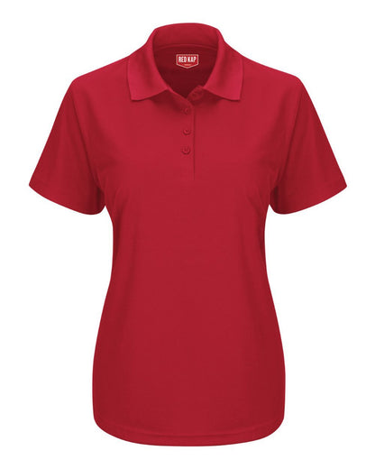Red Kap Women's Short Sleeve Performance Knit Pocketless Core Polo - SK97