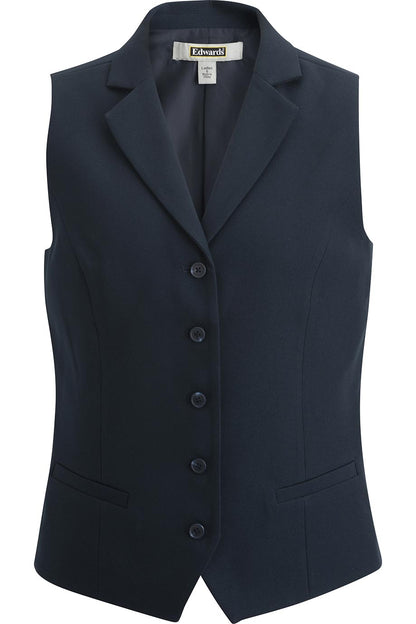 Ladies Dress Lapel Vest - 7496