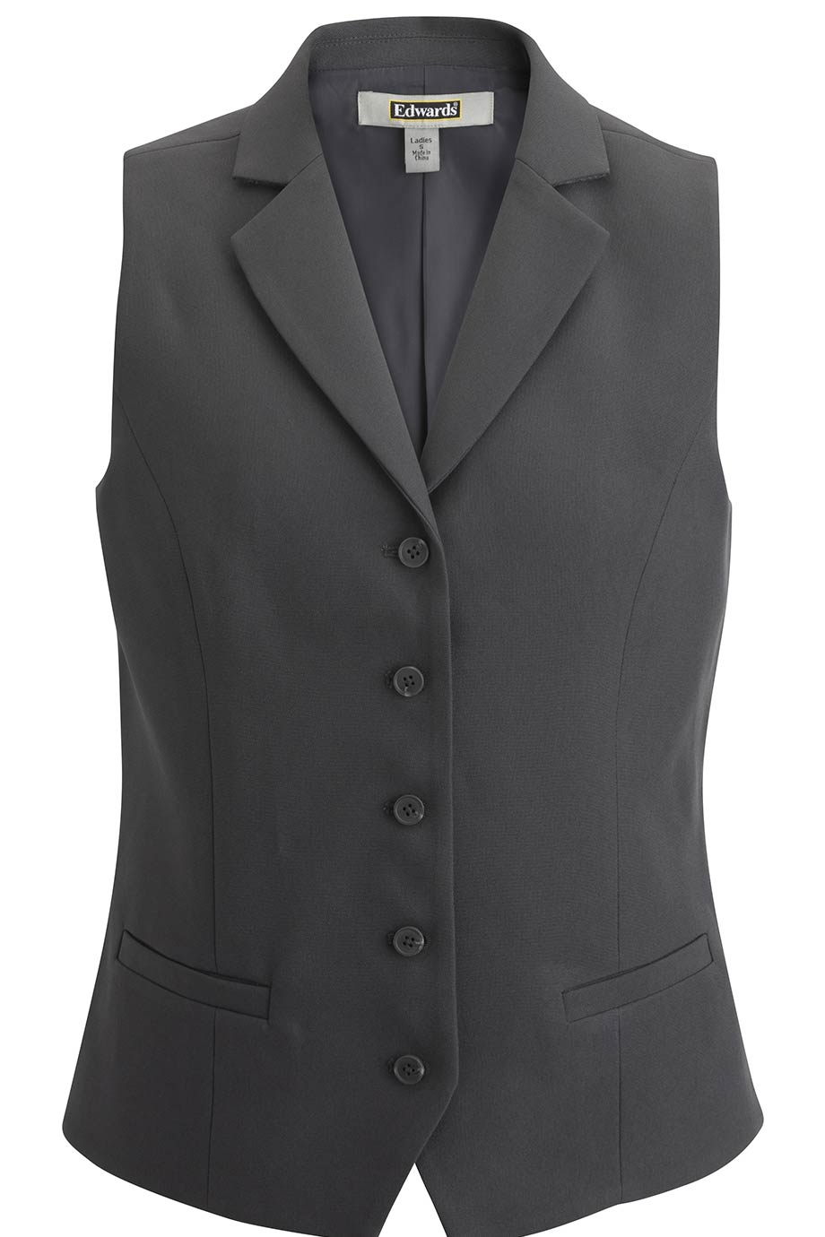 Ladies Dress Lapel Vest - 7496