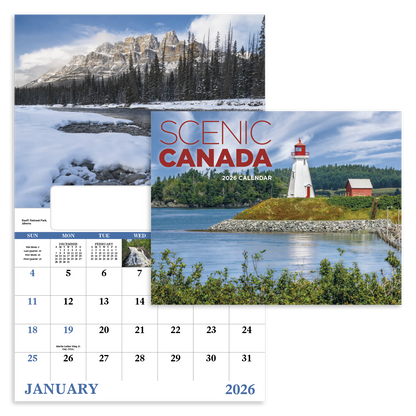 Good Value Scenic Canada  Window Calendar-7502