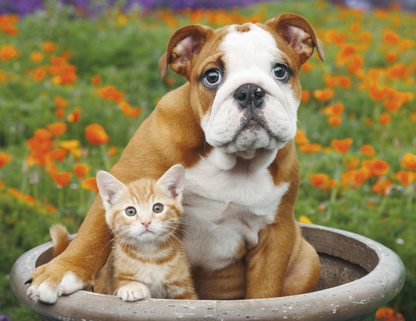 Good Value Puppies  Kittens  Window Calendar-7507