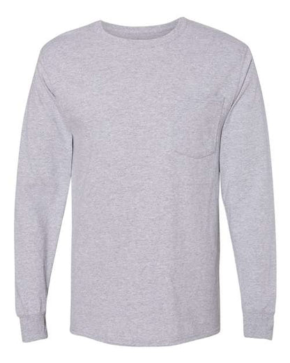 Unisex Workwear Long Sleeve Pocket T-Shirt