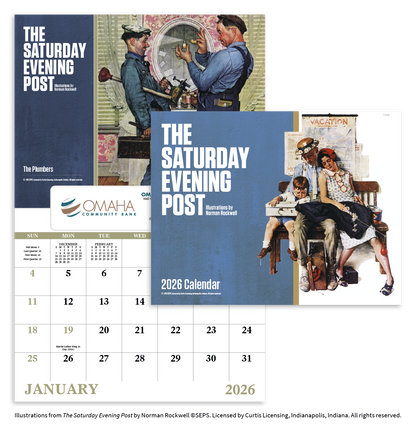 Good Value The Saturday Evening Post  Window Calendar-7539