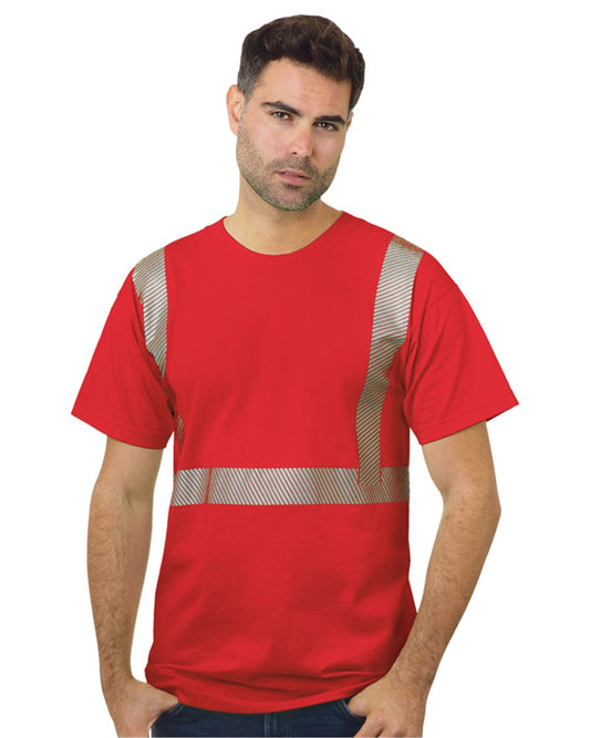 Bayside USA-Made Hi-Visibility Comfort Trim T-Shirt - 3700