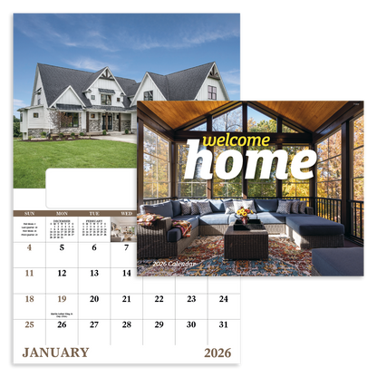 Good Value Welcome Home  Window Calendar-7549