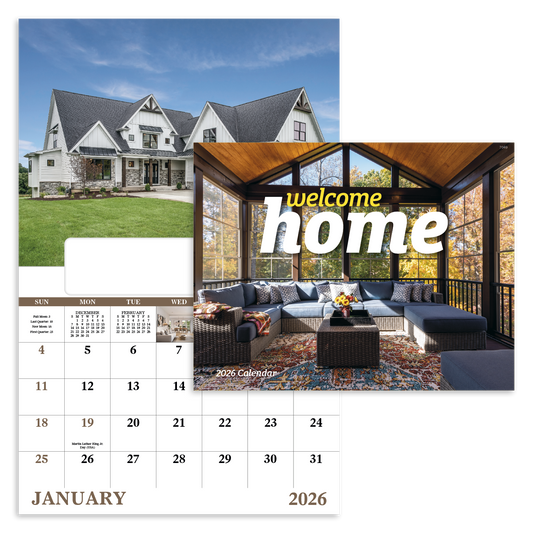 Good Value Welcome Home  Window Calendar-7549