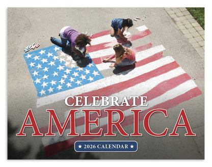 Good Value Celebrate America  Window Calendar-7569
