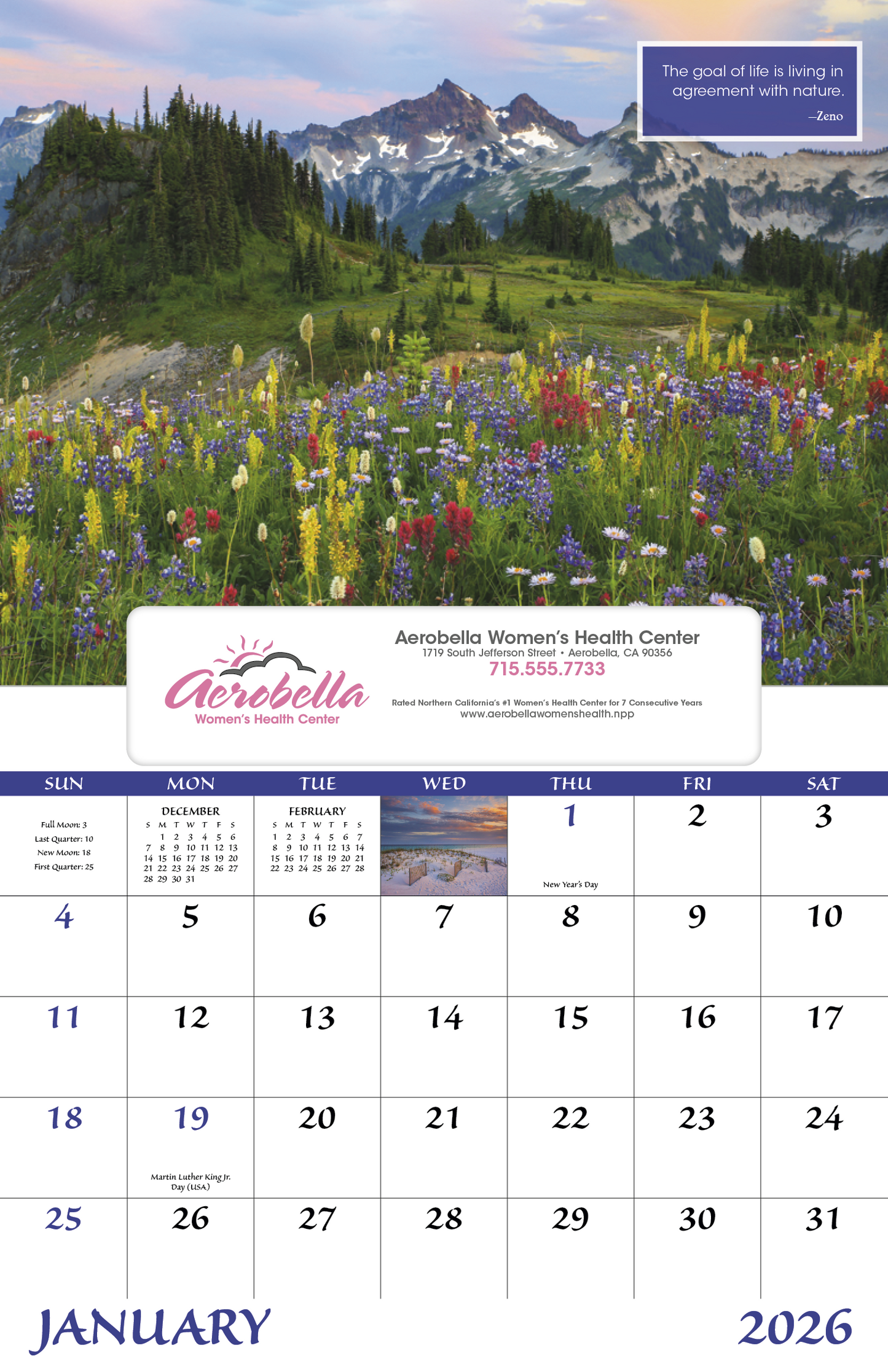 Good Value Inspirations for Life  Window Calendar-7579