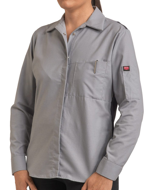 Red Kap Women's Performance Plus Long Sleeve Shop Shirt with Oilblok Technology - SY31