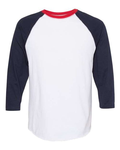 Men's Baseball Fine Jersey Three-Quarter Sleeve Tee