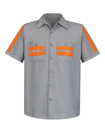 Men's Enhanced Visibility Industrial Work Shirt