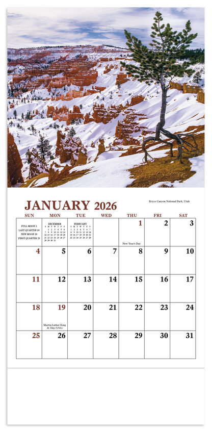 Good Value Landscapes of America  Mini Calendar-7702