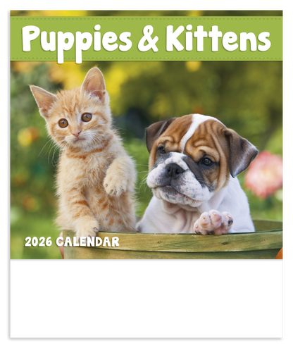 Good Value Puppies  Kittens  Mini Calendar-7708