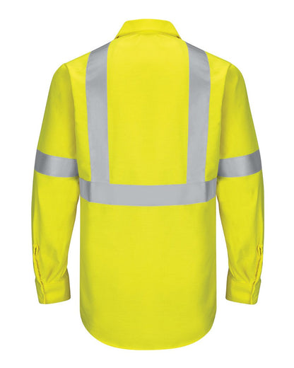 Red Kap Enhanced & Hi-Visibility Long Sleeve Work Shirt - SY14