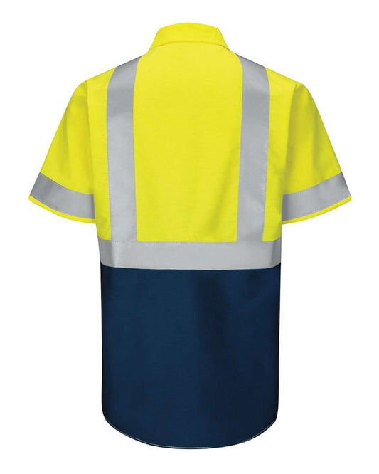 Red Kap Enhanced & Hi-Visibility Work Shirt - Tall Sizes - SY24T