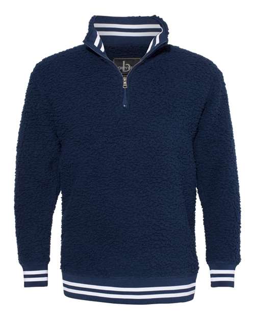 Unisex Varsity Sherpa Quarter-Zip Pullover