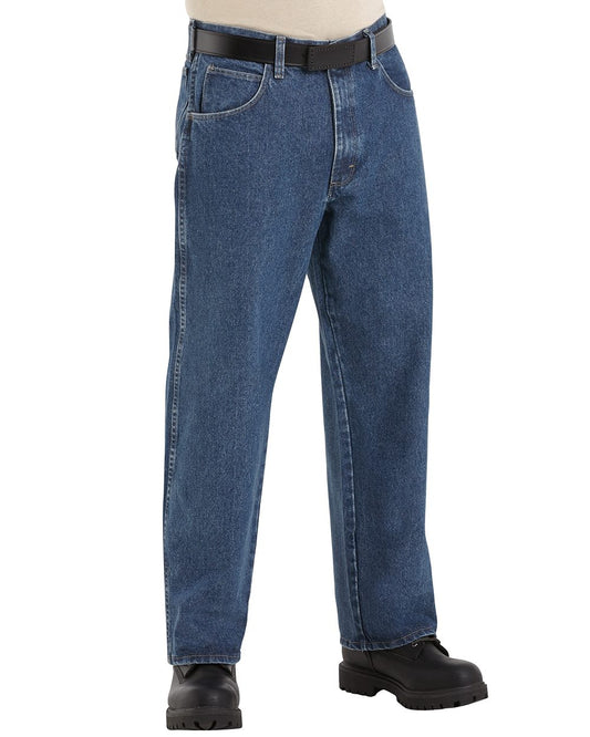 Bulwark Stone Washed Loose Fit Denim Jean - PEJ6