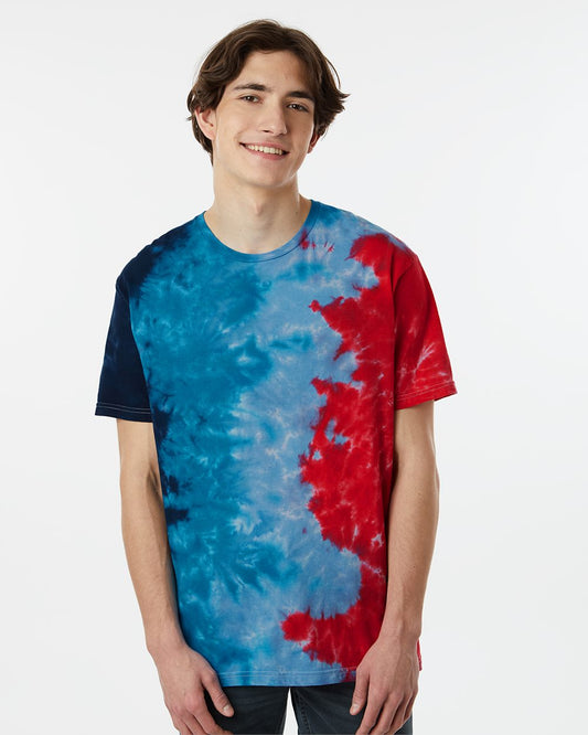 Dyenomite Slushie Crinkle Tie-Dyed T-Shirt - 640VR