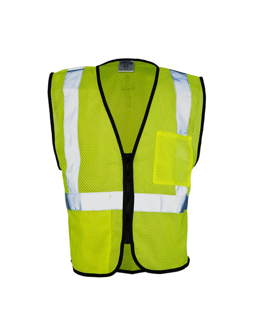 Kishigo Double-Pocket Zippered Economy Class 2  Vest - 1537-1538