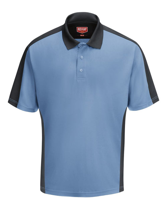 Red Kap Short Sleeve Performance Knit Two Tone Polo - SK54