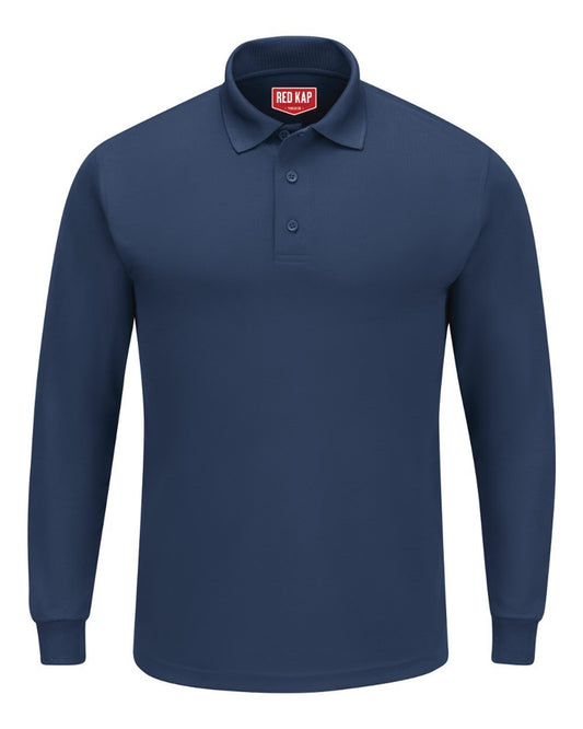 Red Kap Long Sleeve Performance Knit Polo - SK6L