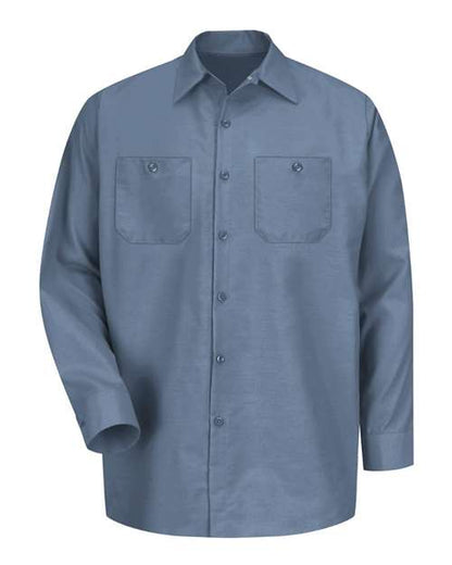 Men's Tall Industrial Long Sleeve Work Shirt