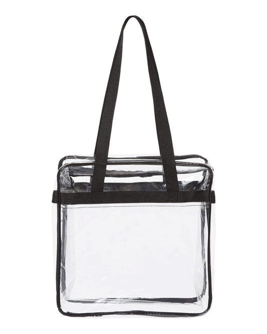 OAD OAD Clear Tote with Zippered Top - OAD5005