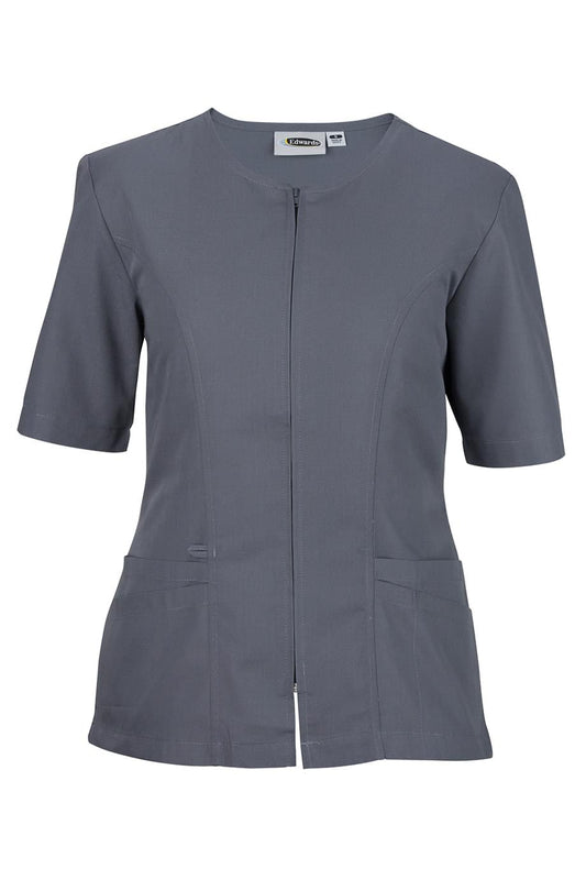 Essential Ladies Zip Front Smock - 7887
