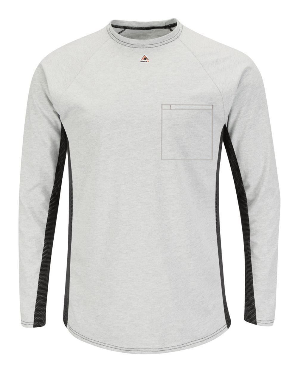 Bulwark Long Sleeve FR Two-Tone Base Layer with Concealed Chest Pocket - EXCEL FR - MPS8
