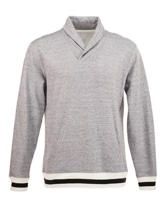 J. America Peppered Fleece Shawl Collar - 8704