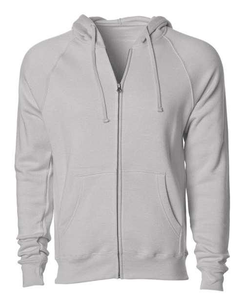 Unisex Special Blend Raglan Full-Zip Hooded Sweatshirt