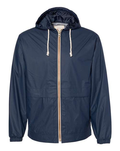 Unisex Vintage Hooded Rain Jacket