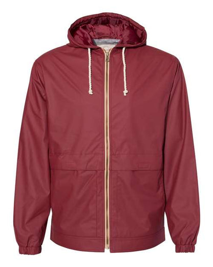Unisex Vintage Hooded Rain Jacket